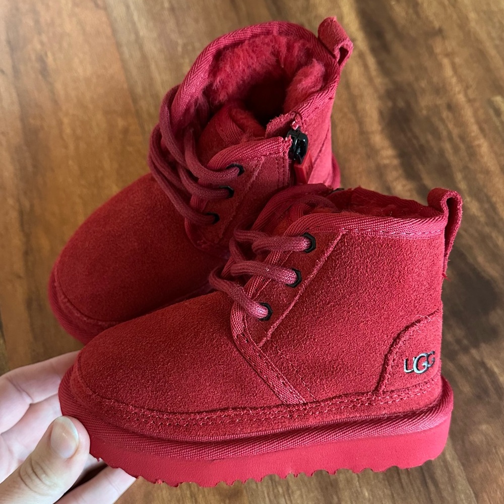 Red Toddler Ugg Boots Size 7